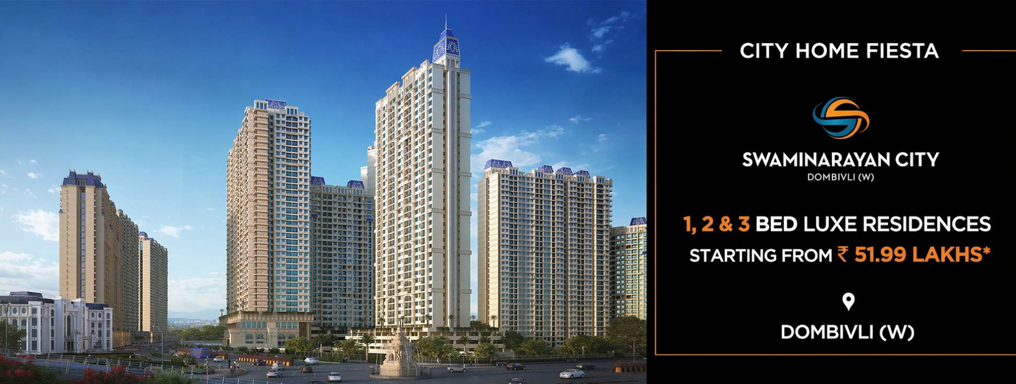 2 Bhk For Sale @ 49.50 Lacs Near Thane